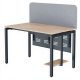 Офисный стол «СМАРТ» подстолье «П» профиль 40x40 Перегородка/перф экран/подвес/кабель канал столешница 16 мм