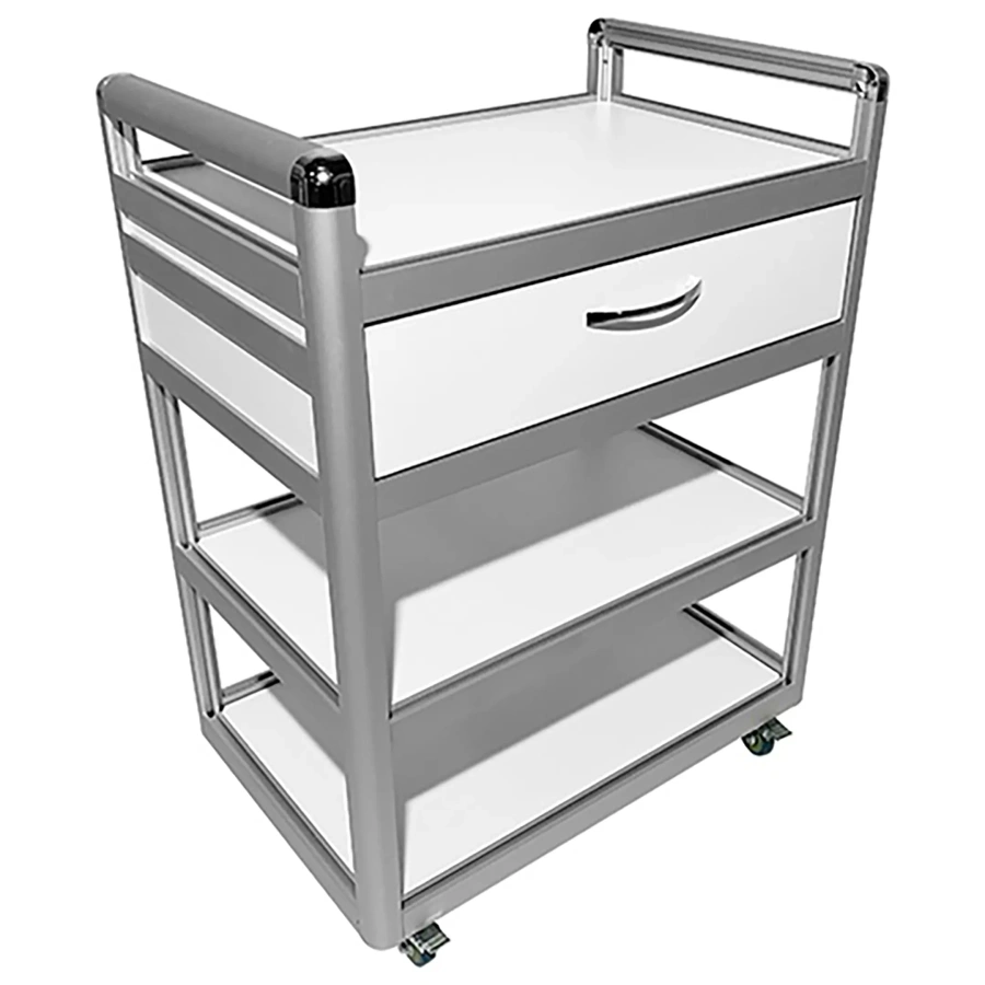 Столик лабораторный подкатной MED 14.002al (белый)