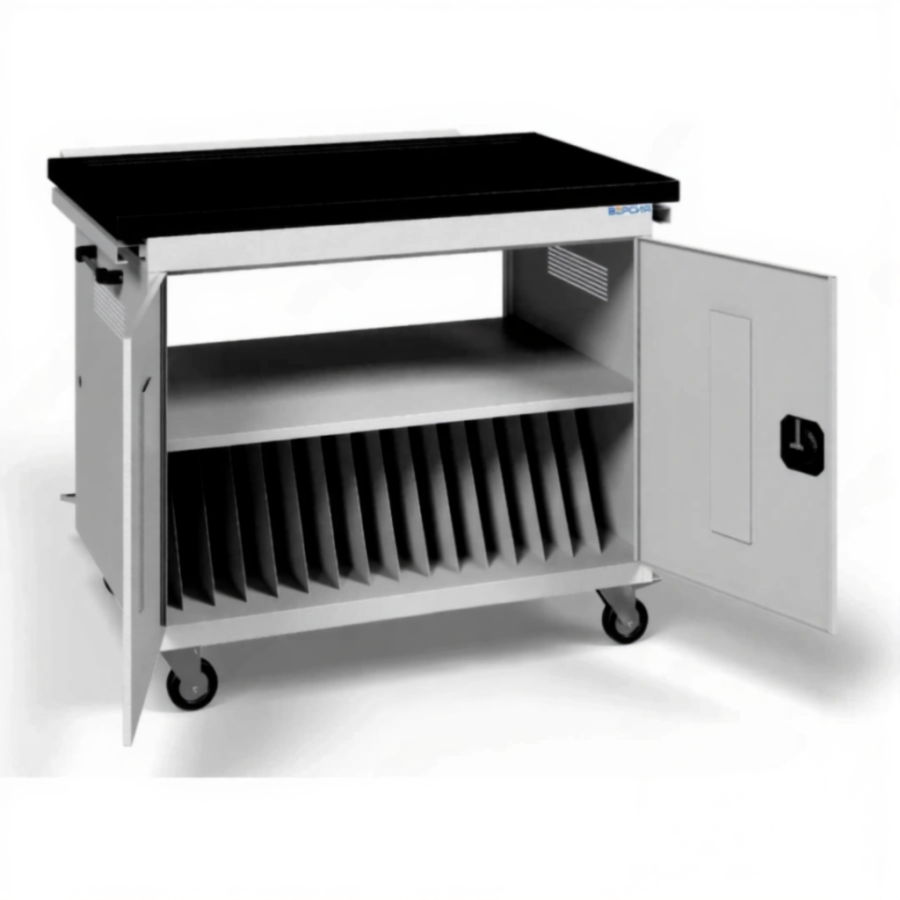 Тележка для хранения и зарядки 16 ноутбуков (15,6 дюймов) с электросхемой