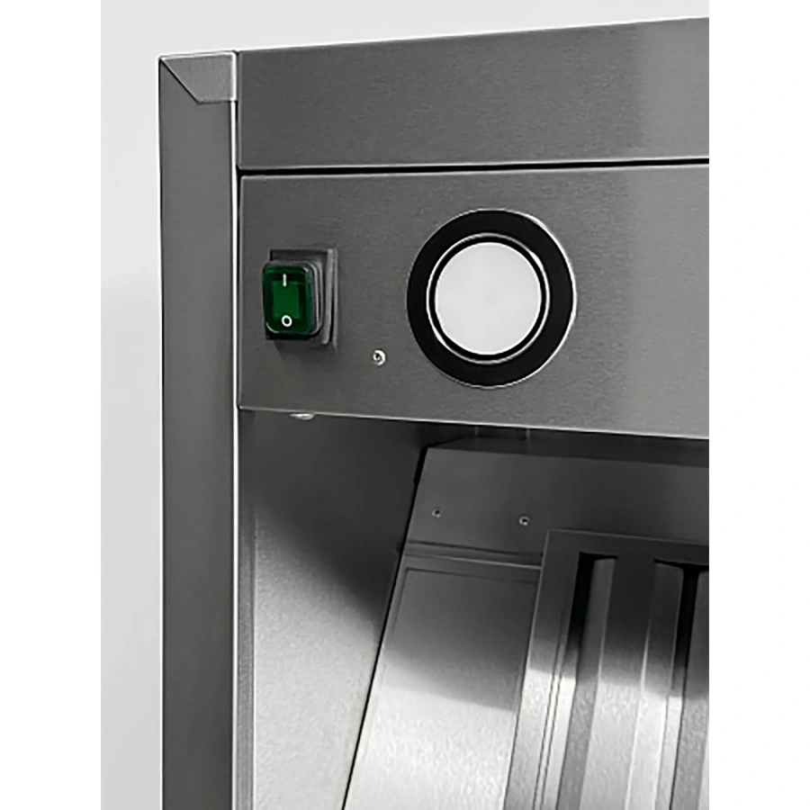 Зонт вытяжной пристенный с подсветкой ЗВПКП-06/14