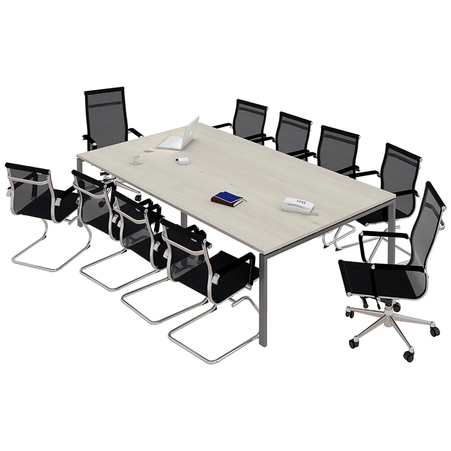 Стол для переговоров NT 280х144 вяз натуральный/антрацит