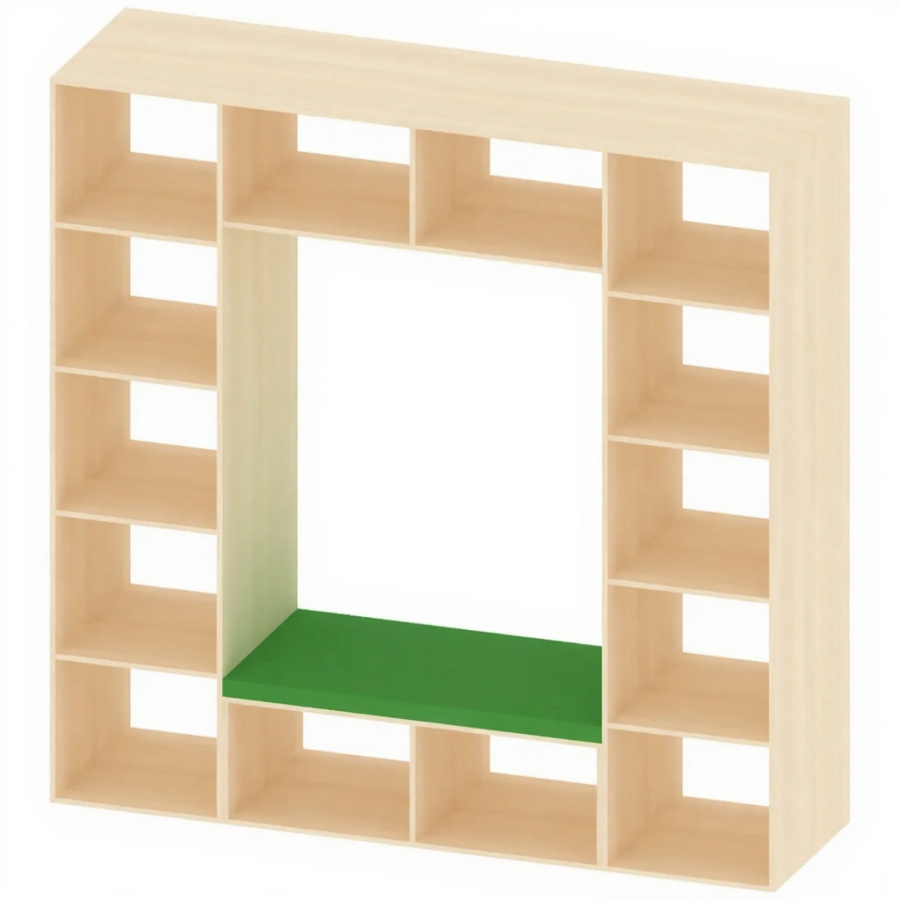 Стеллаж с посадочным местом читателя СТЕ-ШП-1