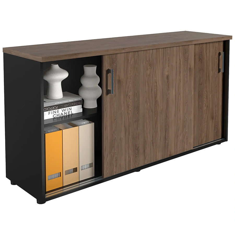 Шкаф-купе NWT 0714 темный орех/антрацит