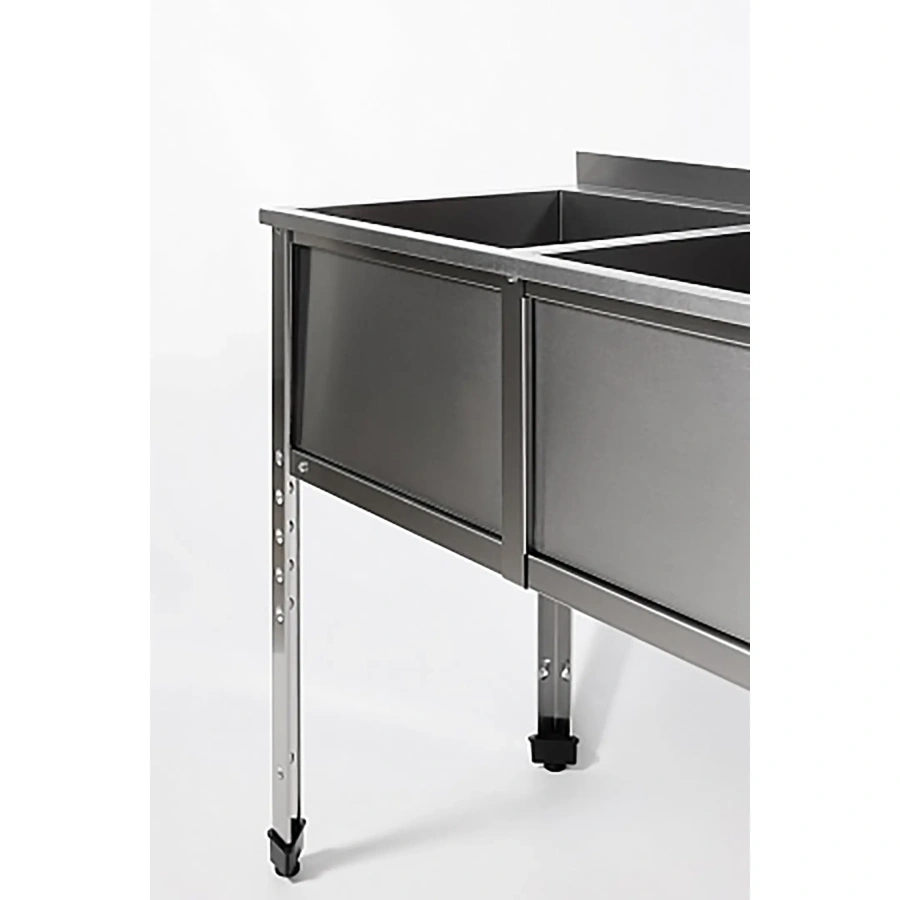 Ванна моечная трехсекционная с бортом ВМС-3/6-Б-ЭН