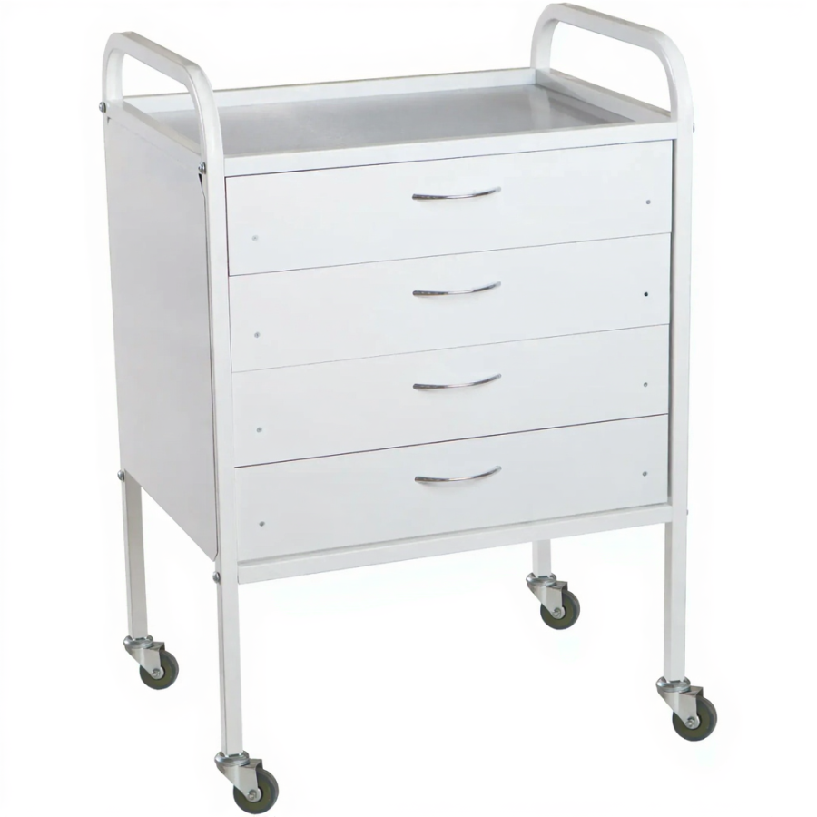 Столик медицинский инструментальный СМИ-01-04 (полки металл)