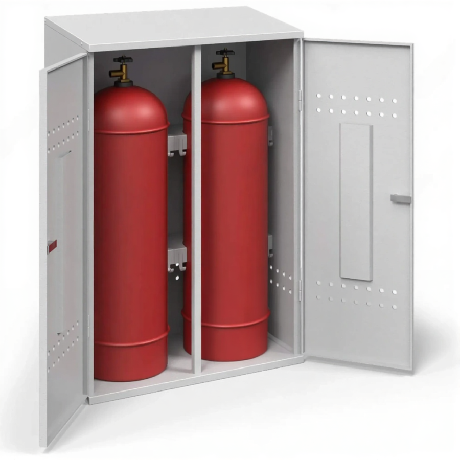Шкаф для пропановых баллонов разборный ШПБР-02-1,2 мм